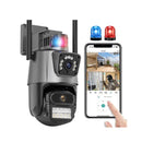 CAMARA DOBLE LENTE CON SIRENA