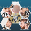Afeitadora Eléctrica Hombre 7D 5 en 1 Inalámbrica Recargable USB