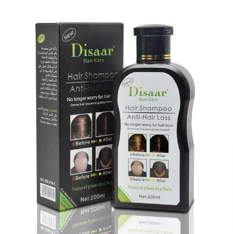 Shampoo Anticaída Disaar 200ml | Crecimiento del Cabello para Hombres y Mujeres
