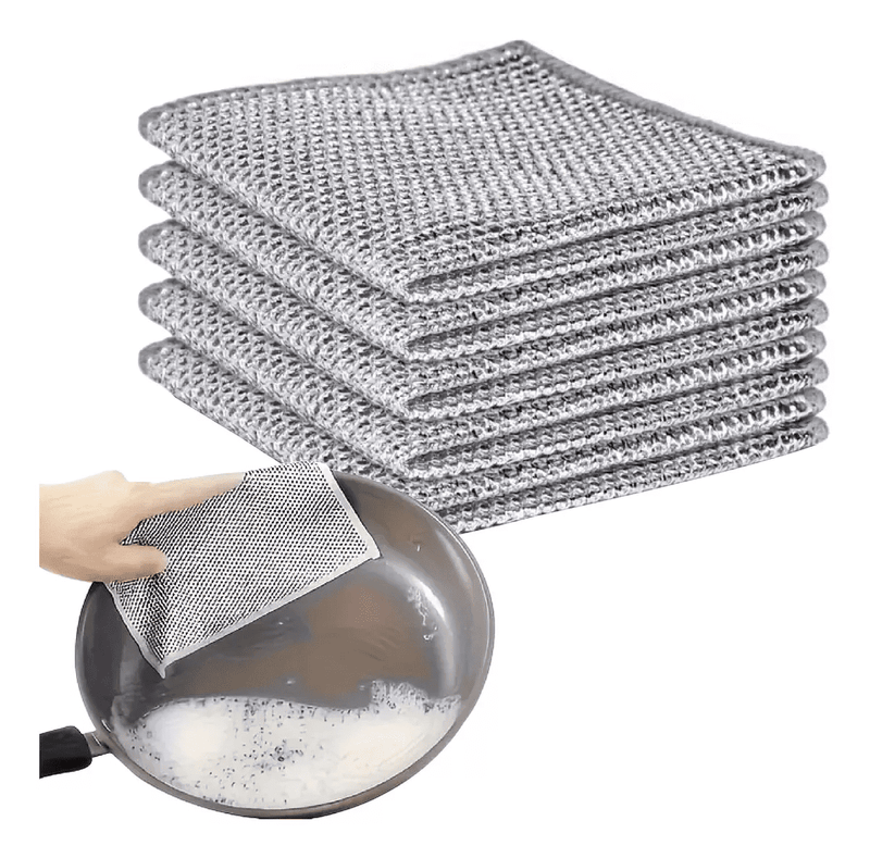 Set de 5 Paños de Alambre para Limpieza