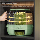 Dispensador de Granos Giratorio 6 Compartimentos Ecuador - Organizador Cocina Hermético