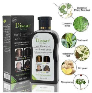 Shampoo Anticaída Disaar 200ml | Crecimiento del Cabello para Hombres y Mujeres