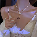 Collar Mariposa Elegante Ecuador - Joyería Femenina Delicada Acero Inoxidable