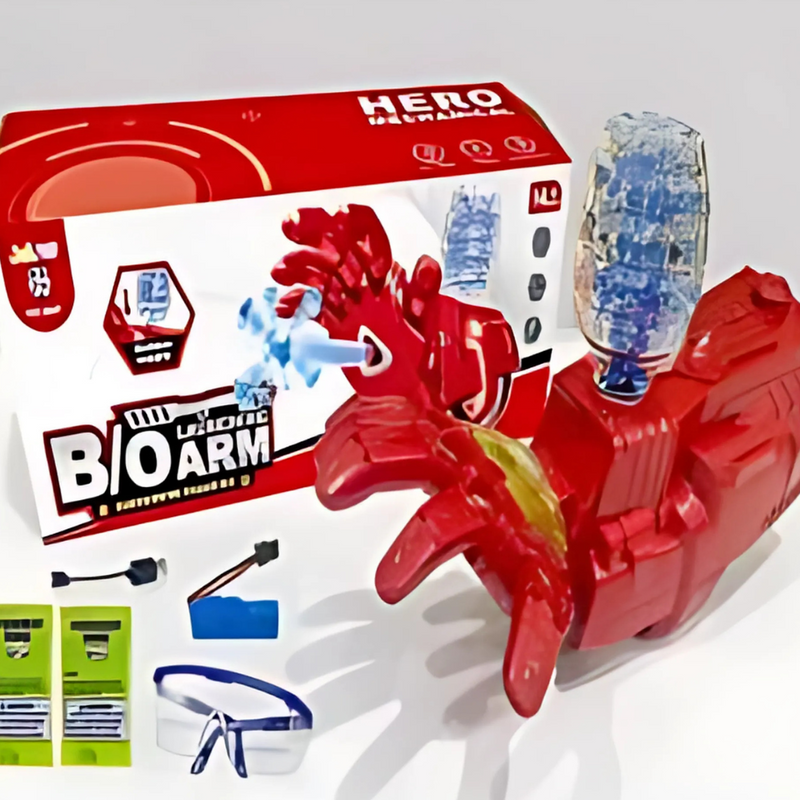 Guante  IRON MAN HIDROGEL – Juego Seguro y Divertido