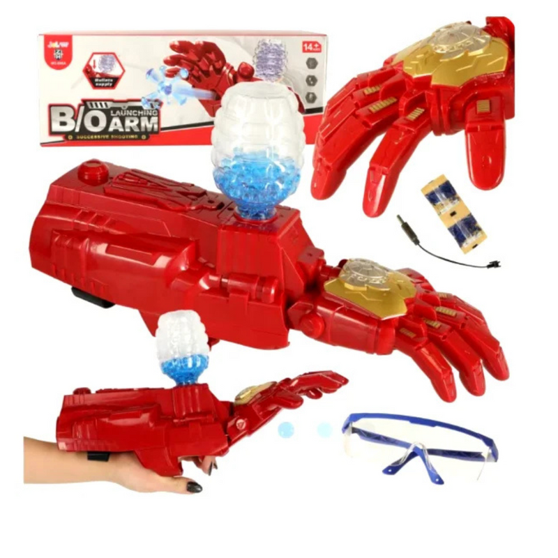 Guante  IRON MAN HIDROGEL – Juego Seguro y Divertido