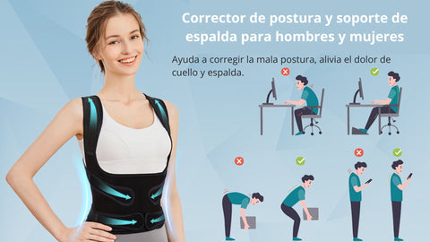 Corrector De Postura 2 en 1