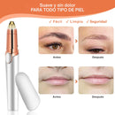 depilador de cejas recargable Tendeli Ecuador boligrafo facial con tapa y fotos antes y despues para cejas y labio superior
