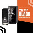 Perfume 212 VIP Black original Ecuador de Carolina Herrera en envase elegante con su caja