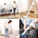 aspiradora portátil inalámbrica para hogar Tendeli Ecuador blanca para limpiar sofas suelos alfombras y rincones