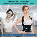 Corrector de postura 2 en 1 de Tendeli, ideal para mejorar la postura y aliviar el dolor de espalda