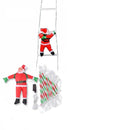 Escalera LED con Santa Claus, decoración navideña para iluminar el hogar estas fiestas