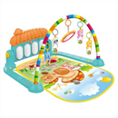 Gimnasio musical para bebé de Tendeli con juguetes colgantes y alfombrilla colorida