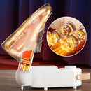 combo secador de zapatos y ropa Tendeli Ecuador secador doméstico eléctrico con boquilla transparente y base blanca