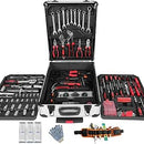 Maletín de herramientas 162 piezas de Tendeli Ecuador con múltiples herramientas esenciales para proyectos de bricolaje