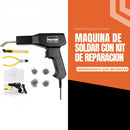Máquina de soldar con kit de reparación Tendeli, ideal para proyectos de electrónica y reparación.