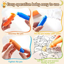 Tendeli Ecuador libro mágico infantil para pintar con agua bolígrafo recargable mostrando pasos de uso