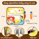 Libro Mágico - Pinta con Agua y Stickers Reutilizables (Diversión sin Manchas)