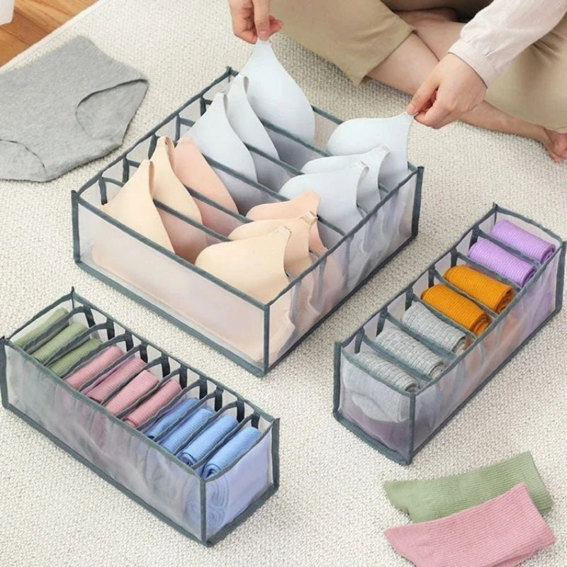 Organizador de ropa interior Tendeli con compartimentos para mantener la ropa ordenada y accesible
