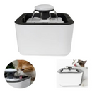 bebedero automático para gatos Tendeli Ecuador fuente de agua blanca con surtidores y gatos bebiendo