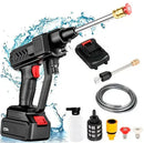 hidrolavadora inalámbrica alta presión Tendeli Ecuador pistola portátil con batería recargable lanza manguera y boquillas