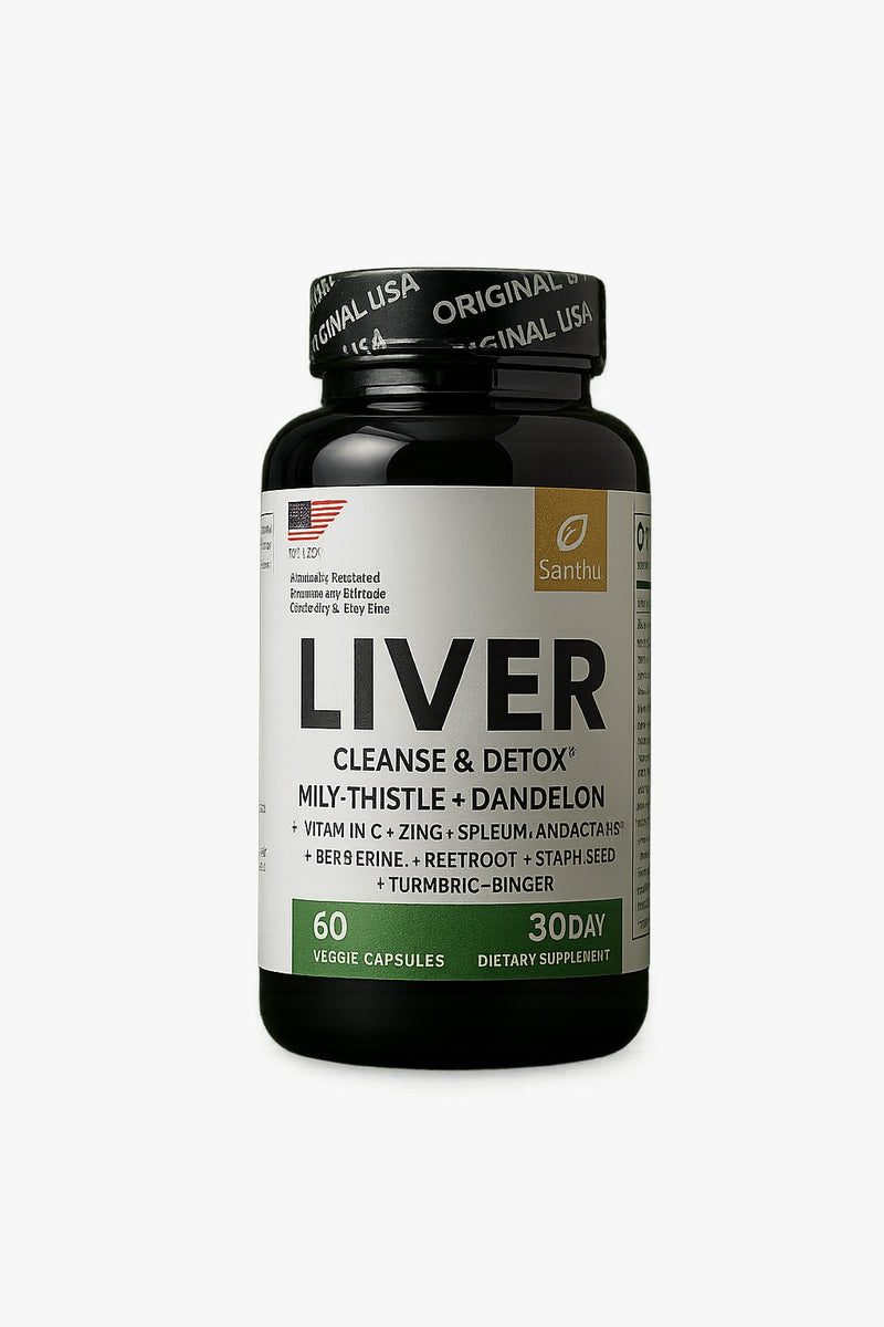 Frasco de 60 unidades limpieza hepática cápsulas de Tendeli Ecuador LIVER con cardo mariano y diente de león
