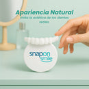 Snap on smile de Tendeli Ecuador mostrando carillas dentales en Ecuador con apariencia natural y funda removible