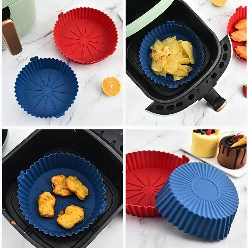 Set 6 moldes de silicona para freidora de aire antiadherentes para reposteria y horneado - Tendeli Ecuador - Comprar en Ecuador | Tendeli - Comprar en Ecuador | Tendeli