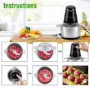 Hogar PICADORA SOKANY 2L - Acero Inoxidable 400W | La Fuerza Profesional en Tu Cocina Ecuatoriana de Tendeli Ecuador en