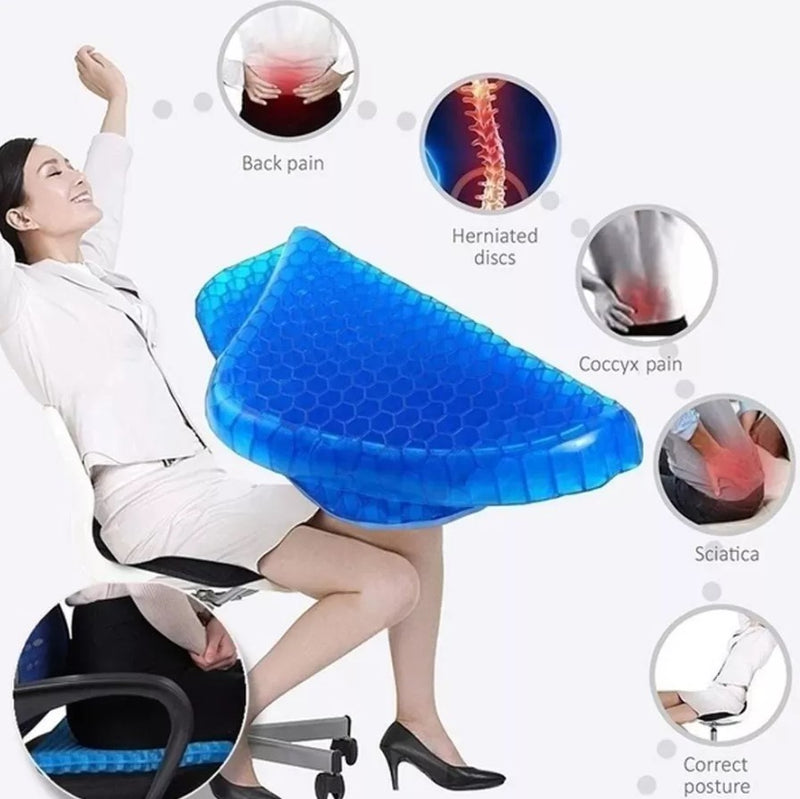Salud Cojín Gel Para Asiento Ecuador - Cojín Antideslizante Transpirable Alivio Presión de Tendeli Ecuador en