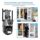 Tecnologia Cámara Doble Lente con Sirena WiFi – Seguridad HD para el Hogar de Tendeli Ecuador en