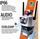 Tecnologia Cámara Doble Lente con Sirena WiFi – Seguridad HD para el Hogar de Tendeli Ecuador en