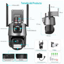 Tecnologia Cámara Doble Lente con Sirena WiFi – Seguridad HD para el Hogar de Tendeli Ecuador en