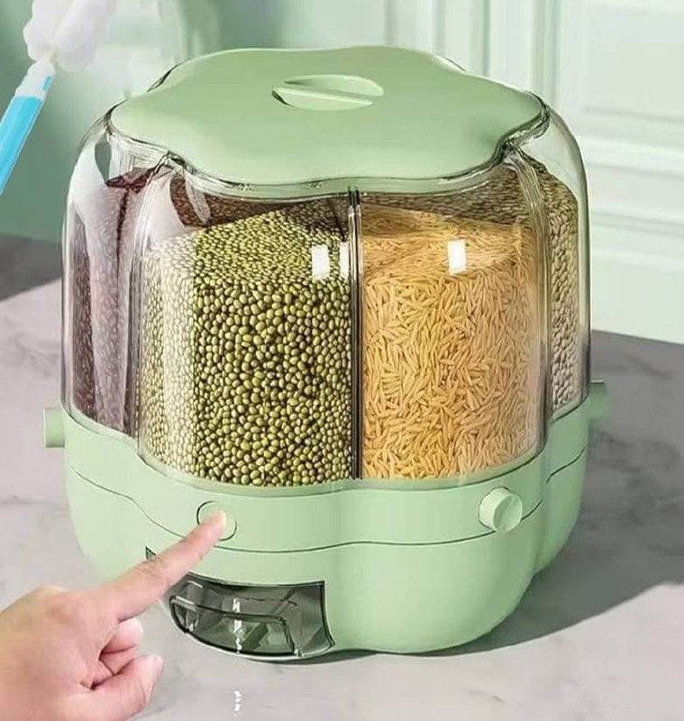 Cocina Dispensador de Granos Giratorio 6 Compartimentos Ecuador | Tendeli de Tendeli Ecuador en