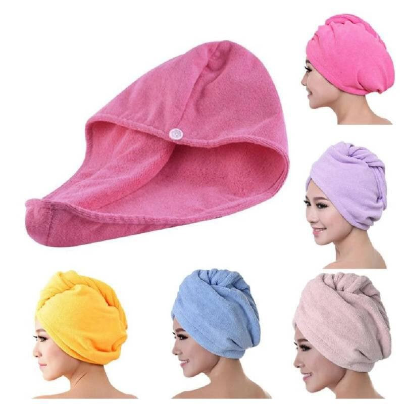 Hogar Gorro de Baño Ultra Absorbente - Seca Tu Cabello 3 Veces Más Rápido en Ecuador de Tendeli Ecuador en