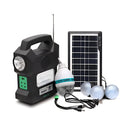 Hogar Kit Solar Portátil con Luz Disco — Energía Sin Electricidad de Tendeli Ecuador en