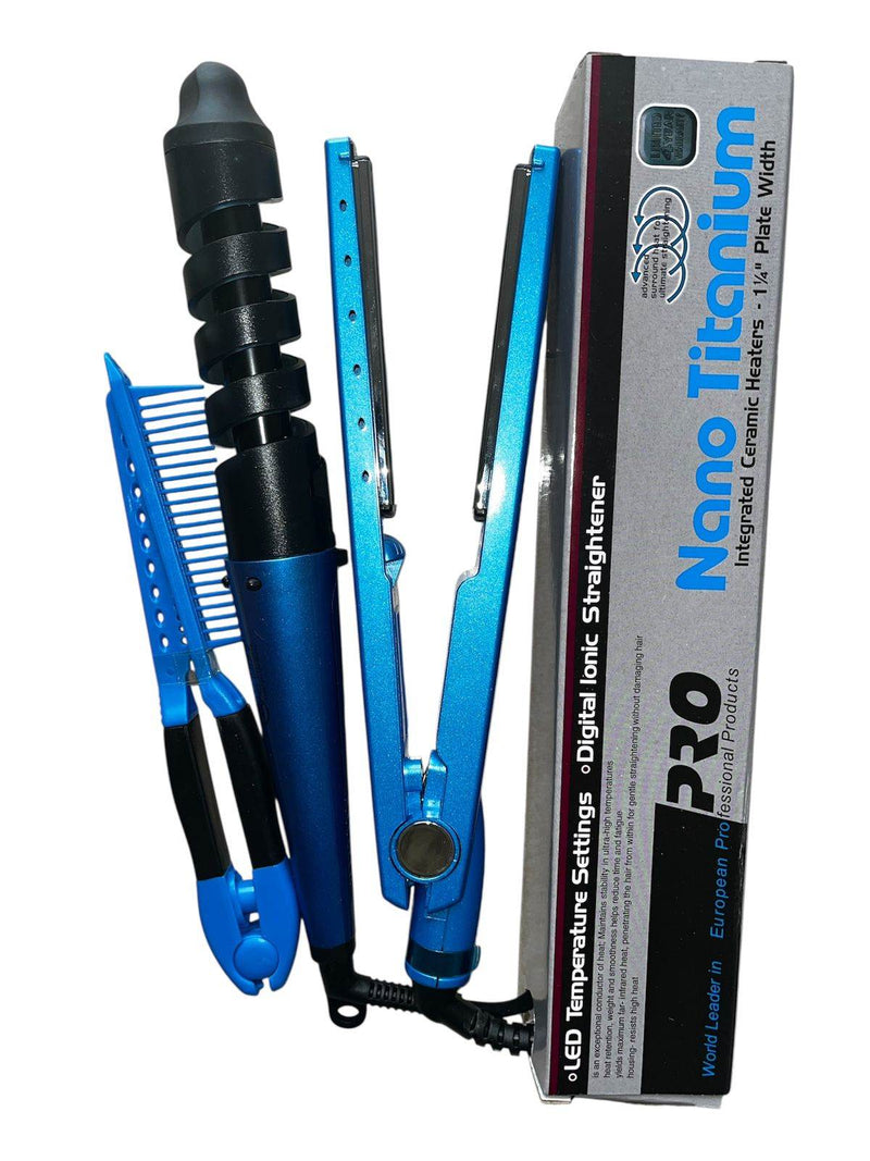 Belleza Combo Baby Liss Profesional | Plancha + Rizadora | Cabello Perfecto de Tendeli Ecuador en