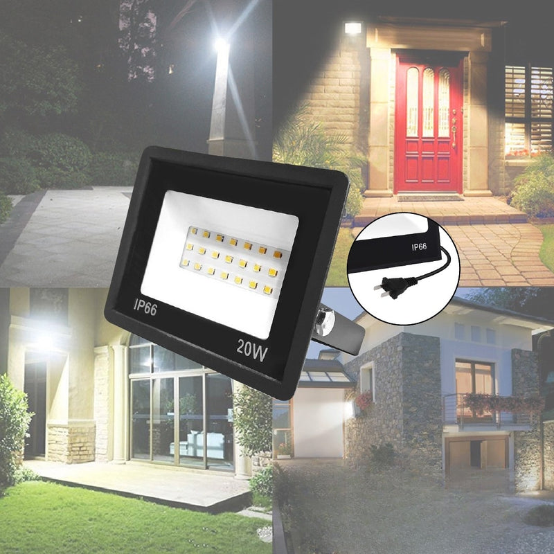 Hogar Reflector LED 20W - Iluminación Exterior Potente y Resistente en Ecuador de Tendeli Ecuador en