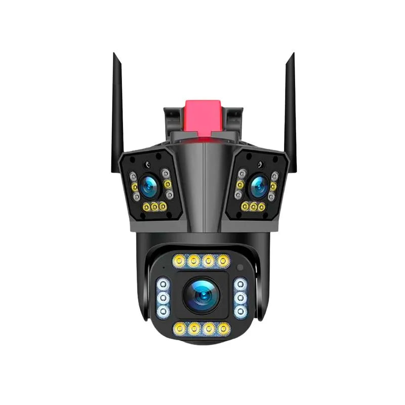 Tecnologia Cámara Triple Lente con Sirena WiFi | Full HD 1080p | IP66 | Exterior Ecuador de Tendeli Ecuador en
