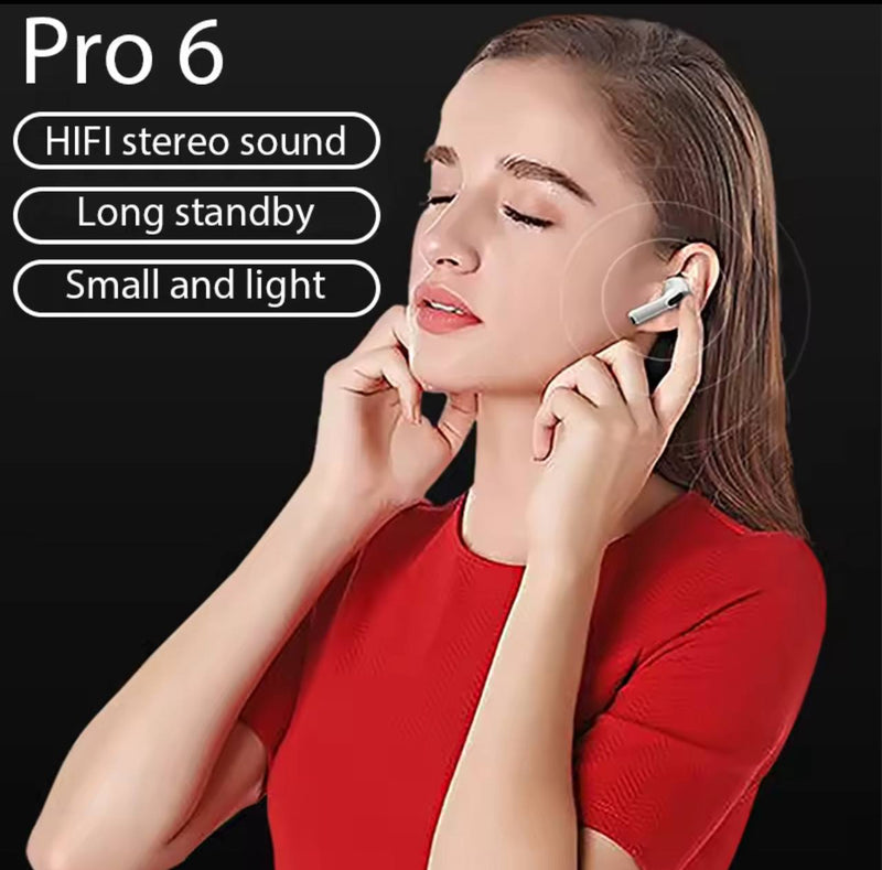 Tecnologia Audífonos Inalámbricos Pro 6 – Sonido Premium y Larga Duración de Tendeli Ecuador en
