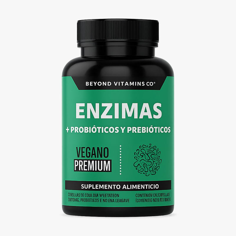 Salud Enzimas Digestivas con Cultivos Vivos e Inulina - 180 Cápsulas de Tendeli Ecuador en