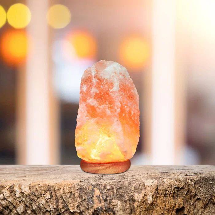Hogar Lámpara de Sal del Himalaya Natural - Ambiente, Bienestar y Luz Cálida en Ecuador de Tendeli Ecuador en