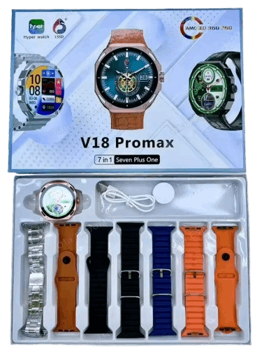 Tecnologia Reloj Inteligente V18 ProMax 7 en 1 – Smartwatch Multifunción de Tendeli Ecuador en
