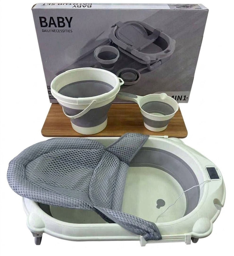Hogar Tina de Baño para Bebés Plegable | Antideslizante | BPA Free | 0-24 Meses | Ecuador de Tendeli Ecuador en