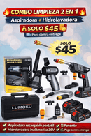 Hogar Kit Hidrolavadora y Aspiradora Portátil 2 en 1 | Sin Cables | Auto y Hogar | Ecuador de Tendeli Ecuador en