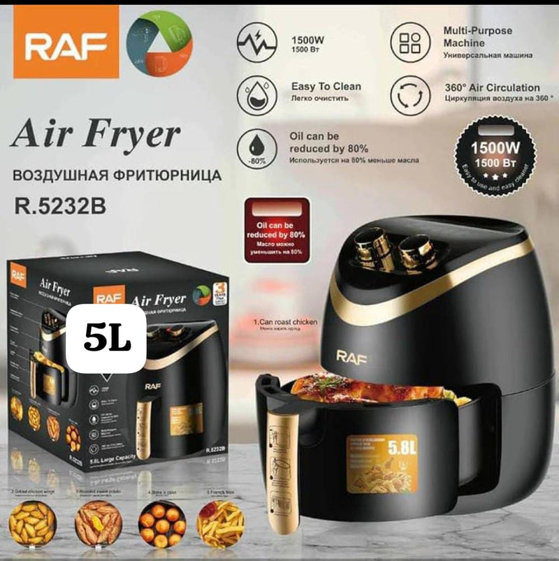 Cocina Freidora de Aire 5.5L - Cocina Sin Aceite y Sin Culpa en Ecuador de Tendeli Ecuador en