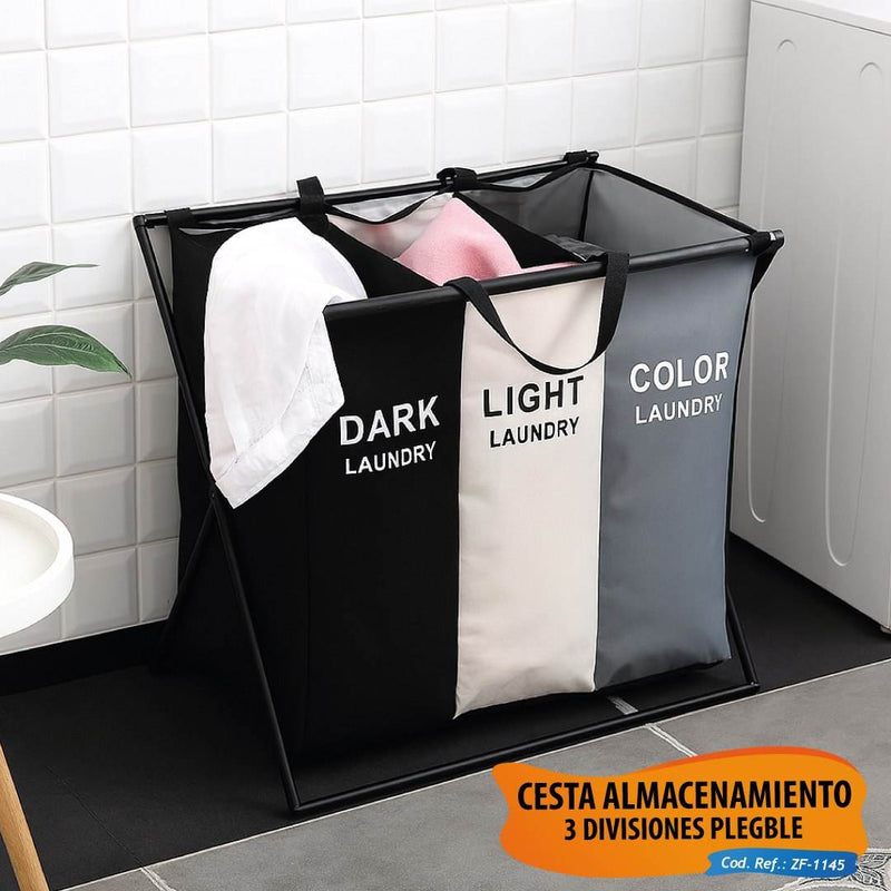 Hogar Cesta de almacenamiento con 3 divisiones Tendeli de Tendeli Ecuador en
