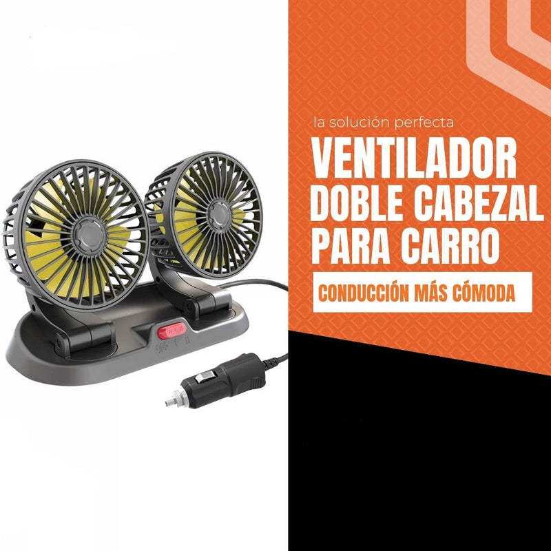 Vehículos Tendeli Ventilador Doble Cabezal para Carro - Conducción Cómoda de Tendeli Ecuador en