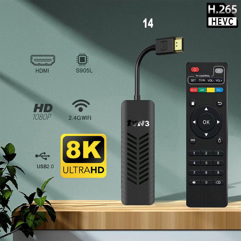 tv stick 8k oferta Ecuador Tendeli Ecuador dispositivo streaming HDMI 8K UltraHD con control remoto y WiFi 2.4G